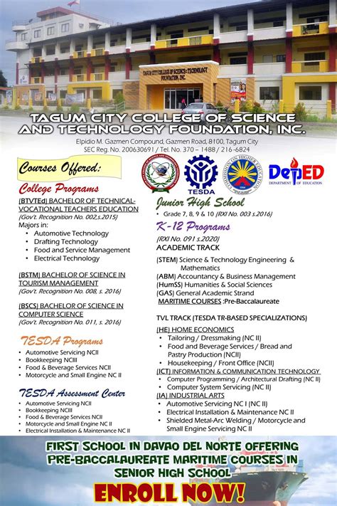 Tagum City College of Science and Technology Foundation, Inc..